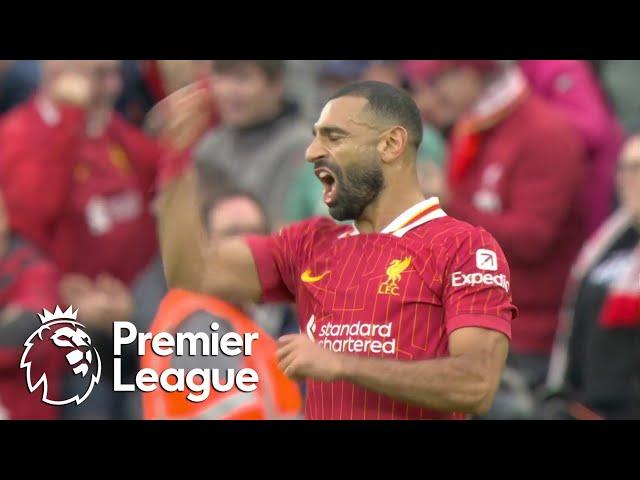 Mohamed Salah slots home Liverpool's second against Brentford | Premier League | NBC Sports