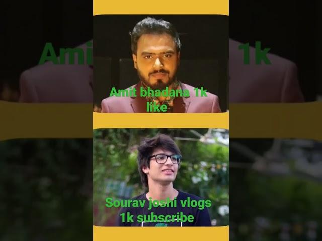 #sourav joshi vlogs #amit bhadana # sourav joshi fans # amit bhadana fans #youtube shorts video