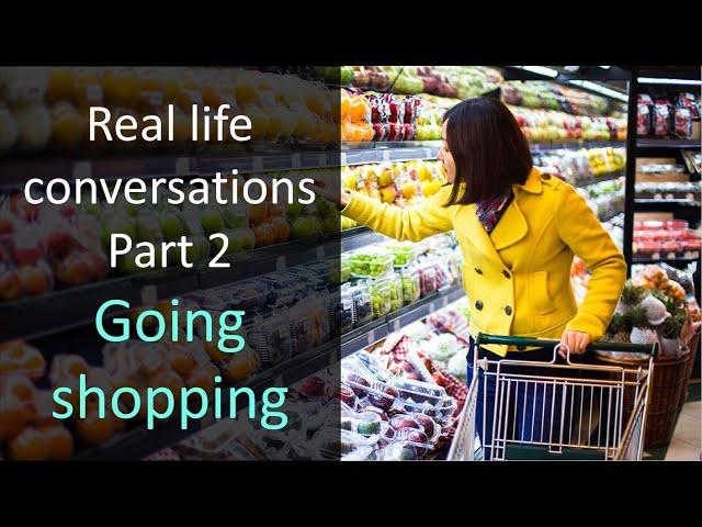 English Conversation 2 - Going shopping with Essential Vocabulary | Learn English with the Kemptons