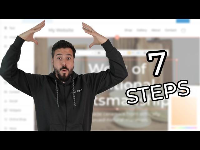 How to make a website in 7 steps