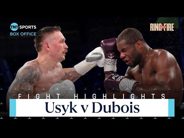 Oleksandr Usyk v Daniel Dubois Fight Highlights  #FuryUsyk | #RingOfFire