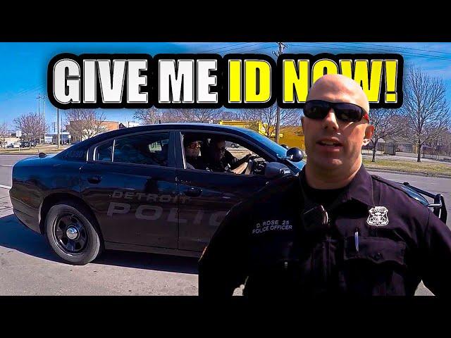 Insane Officers Owned!! BEST I.D. REFUSAL - 1st Amendment Audit FAIL