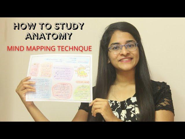 HOW TO STUDY ANATOMY | MIND MAPPING TECHNIQUE