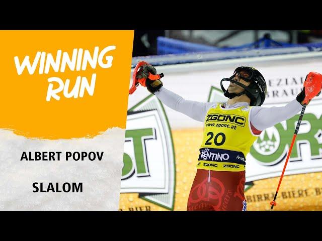 Popov claims maiden win under the lights | FIS Alpine World Cup 24-25