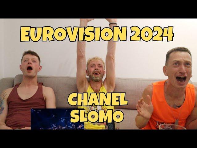 CHANEL - SLOMO - EUROVISION 2024 SEMI FINAL 1 - REACTION