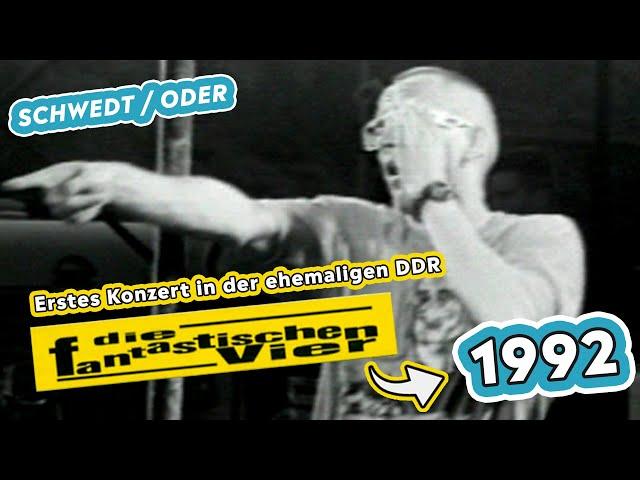 Historische Aufnahmen // Die Fantastischen Vier im Osten – Ihr erstes Konzert 1992 in Schwedt