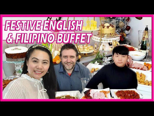 Christmas Filipino British Traditional Buffet Festive Xmas English Food Manila London Sharon Ivy