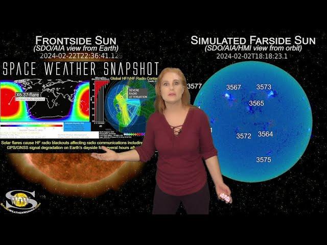The Biggest X-flare Yet Shooting Blanks | Space Weather News 24 February 2024