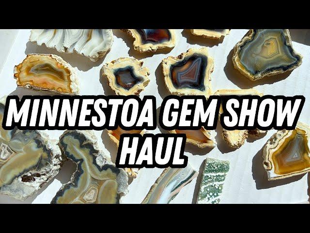 Minnesota Gem Show Unboxing, Crystals for Sale 7:00 pm CST Tonight