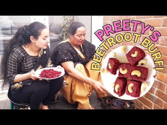 Preety's Beetroot Burfi | Easy Indian Sweet Recipe| New Year Special| Preety's Parvaar