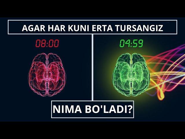 MANA shu SABABLAR tufayli ular ERTA TURADI-Omadli INSONLAR SIRI