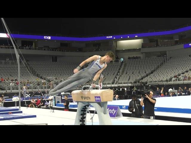 Patrick Hoopes  - Pommel Horse  - 2024 Xfinity U.S. Championships -  Senior Men Day 1