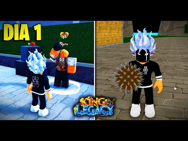 MI PRIMER DIA en KING LEGACY MI PRIMERA FRUTA... COMIENZA LA AVENTURA