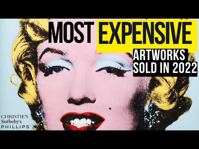 TOP 10 MOST EXPENSIVE PAINTINGS SOLD #2022 #painting #art