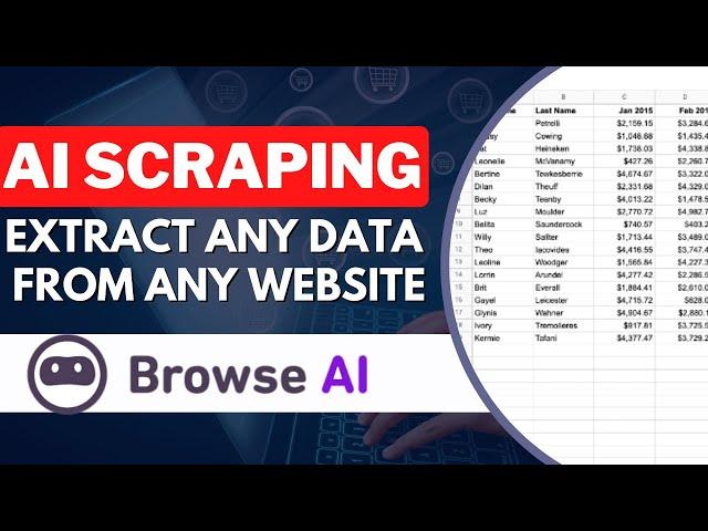 Scrape Data from Any Website with Browse Ai | Extract any data from any website