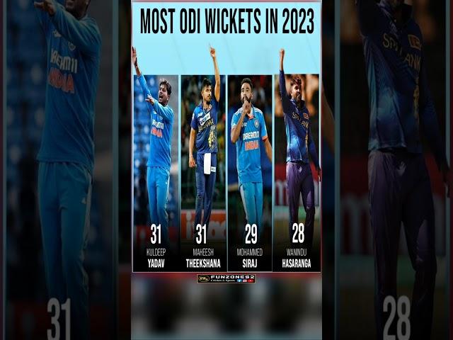 Most odi wickets in 2023  || Cricket & sports ||