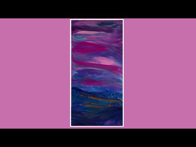 #9052 Landscape Amazing Colourarte Colors Stage 1? Maybe Done! Fluid Art 2022intuitive art