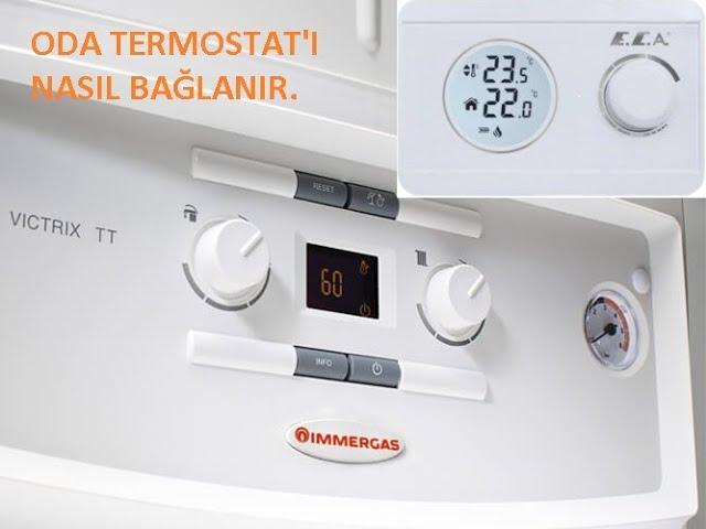 iMMERGAS TT Kombiye ECA Poly kablosuz termostat bağlantısı nasıl yapılır.