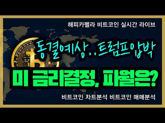 비트코인 실시간, 미 금리결정 fomc , 동결예상 중 트럼프 금리인하압박 6/18 점심#비트코인 #비트코인실시간 #이더리움 #리플 #cryptocurrency #차트분석