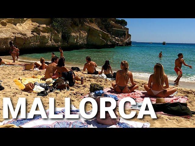 Cala MAJOR BEACH walk  MALLORCA island 2024  SPAIN 4K