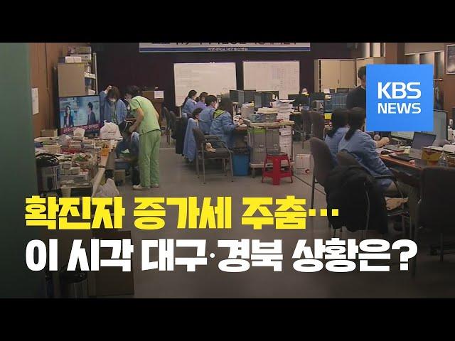 이 시각 대구·경북 상황 / KBS뉴스(News)