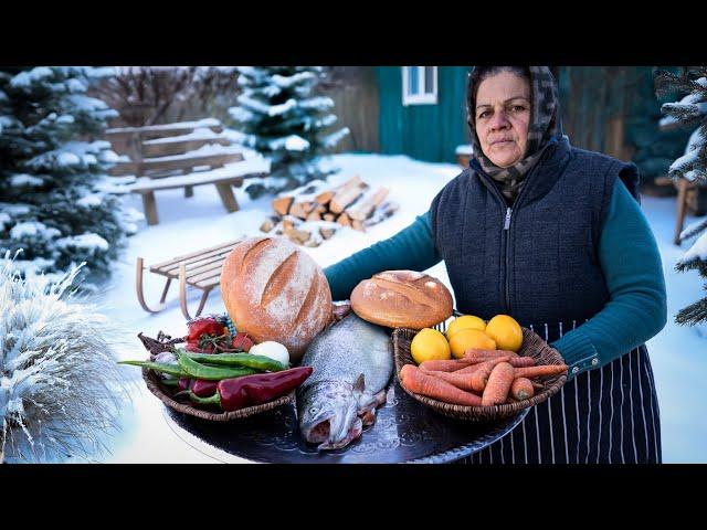 Village Cooking: Bread and Fish in a Wood Oven 