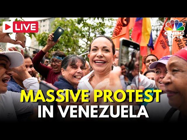 Venezuela Protest LIVE: 'Keep Up The Fight' Venezuela Opposition Protest |Maria Corina Machado |N18G