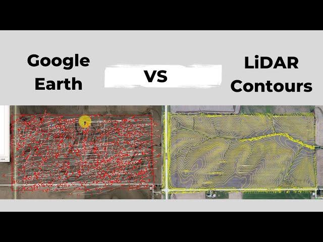 Google Earth Contours vs LiDAR (How to Extract Contours from Google Earth and How they Compare)