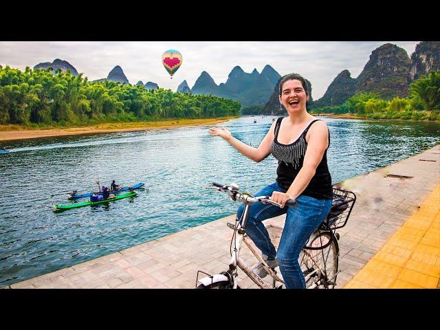 CYCLING IN PARADISE: BEST WAY TO SEE YANGSHUO! (China Vlog 2019 阳朔)