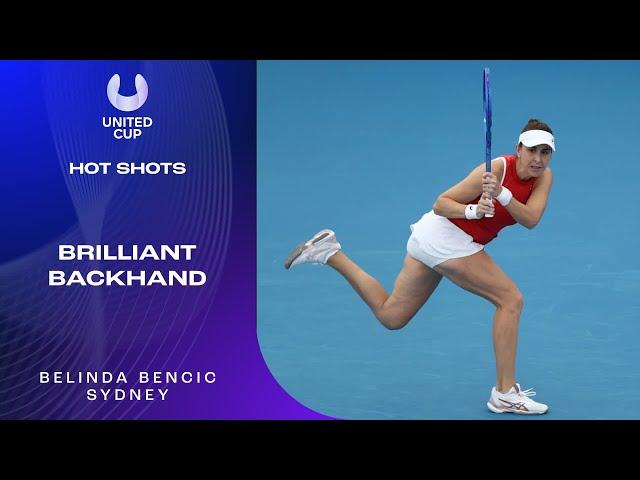 Bencic Delivers a Brilliant Backhand | United Cup 2025 Group D