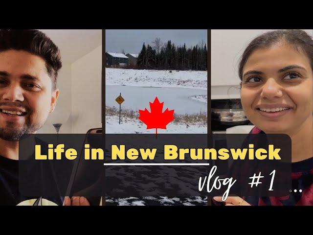 Vlog #1 || Life in New Brunswick || Canada || Hindi Vlog || Canadian Desire