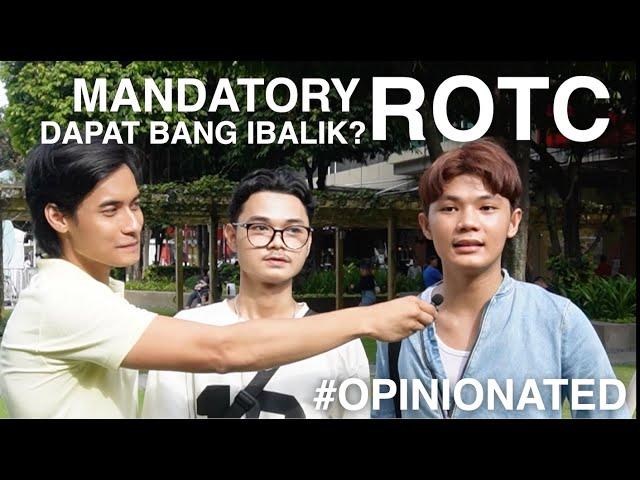 SHOULD ROTC BE MANDATORY? (Opinionated Ep. 01)