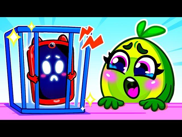 New! Mobile Phone Jail | Safety Habits for Kids | Nursery Rhymes | KIds Songs | Pit & Penny Stories