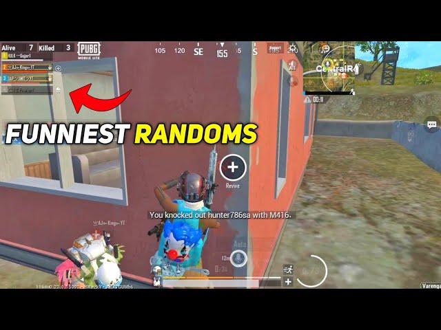 FUNNIEST RANDOMS EVER FULL GAMEPLAY - PUBG MOBILE LITE BGMI LITE