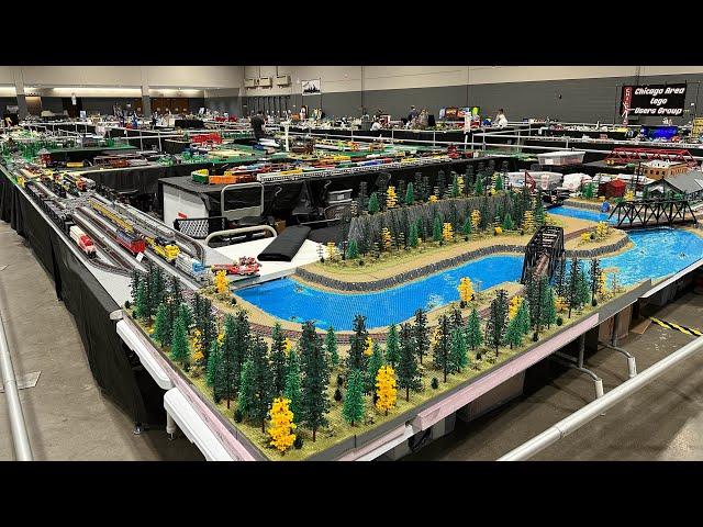 LEGO Train Layout By LGMS - Brickworld Chicago 2024