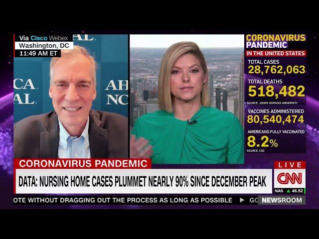 President & CEO Mark Parkinson on CNN Newsroom Discussing Vaccine Success in Long Term Care