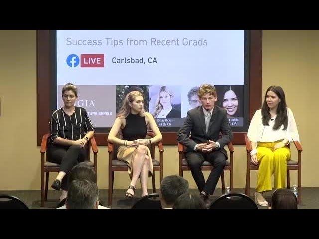 Success Tips from Recent Grads | GIA Guest Lecture Series