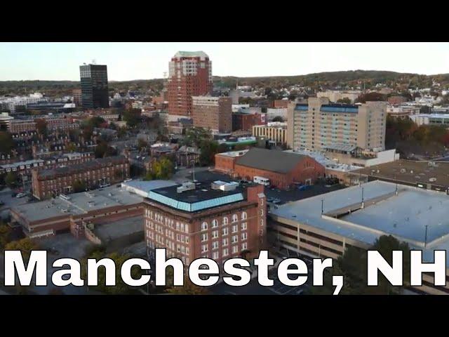 Drone Manchester, New Hampshire | Merrimack River