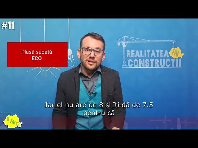 Ai auzit si tu de plasa sudata Eco? Nu este ceea ce pare - Realitatea in Constructii