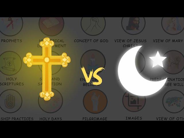 CHRISTIANITY vs. ISLAM, every difference explained