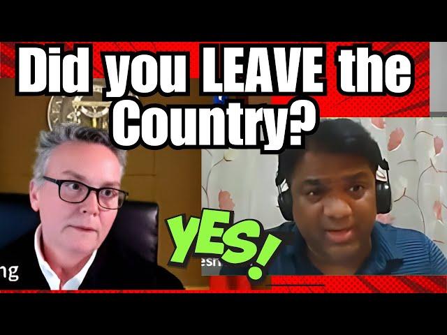 Judge Manning Is FURIOUS With MAN Leaving The COUNTRY! TPO HEARING!