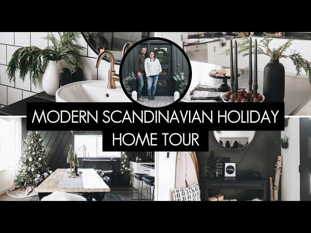 Modern Scandinavian Christmas Home Tour