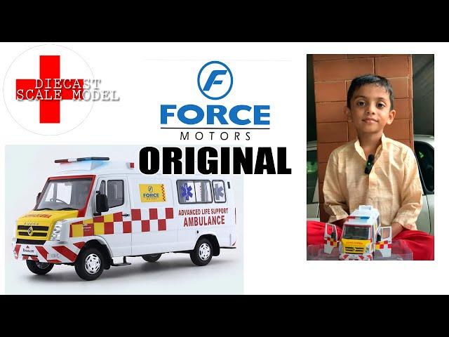 Force Traveller Ambulance Scale Model Unboxing