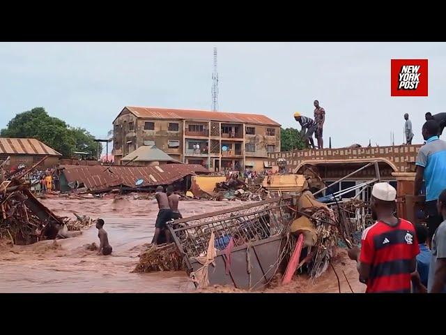 Torrential rain, floods in central Nigeria kill at least 150 people
