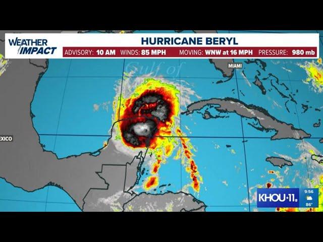 LIVE: NHC gives live update on Hurricane Beryl as it continue to move through Yucatan Peninsula