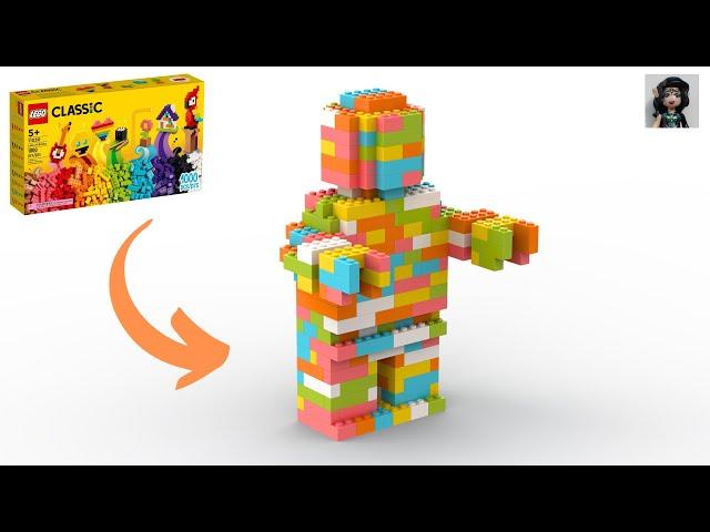 BIG MINIFIG Lego classic 11030 ideas How to build