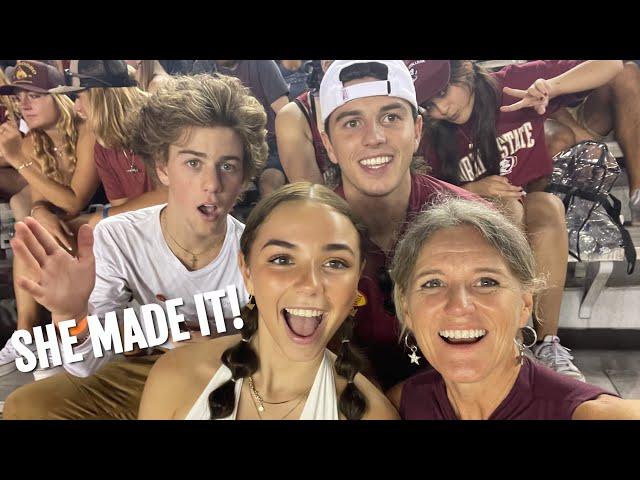 GOING BACK TO COLLEGE *Parents Weekend at Brennan and Katie’s School* | KATIE Gets GREAT News!!