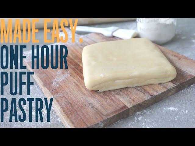 Never buy puff pastry again: The easiest puff pastry recipe (ready in one hour)