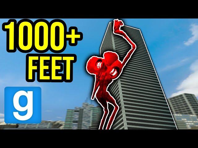 HOW HIGH CAN SIREN HEAD CLIMB?? (Garry's Mod Nextbot)