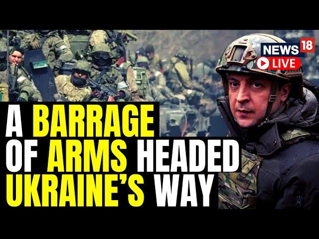 Ukraine Gets Mega Consignment Of Weapons From The West | Russia Vs Ukraine War Update | News18 LIVE